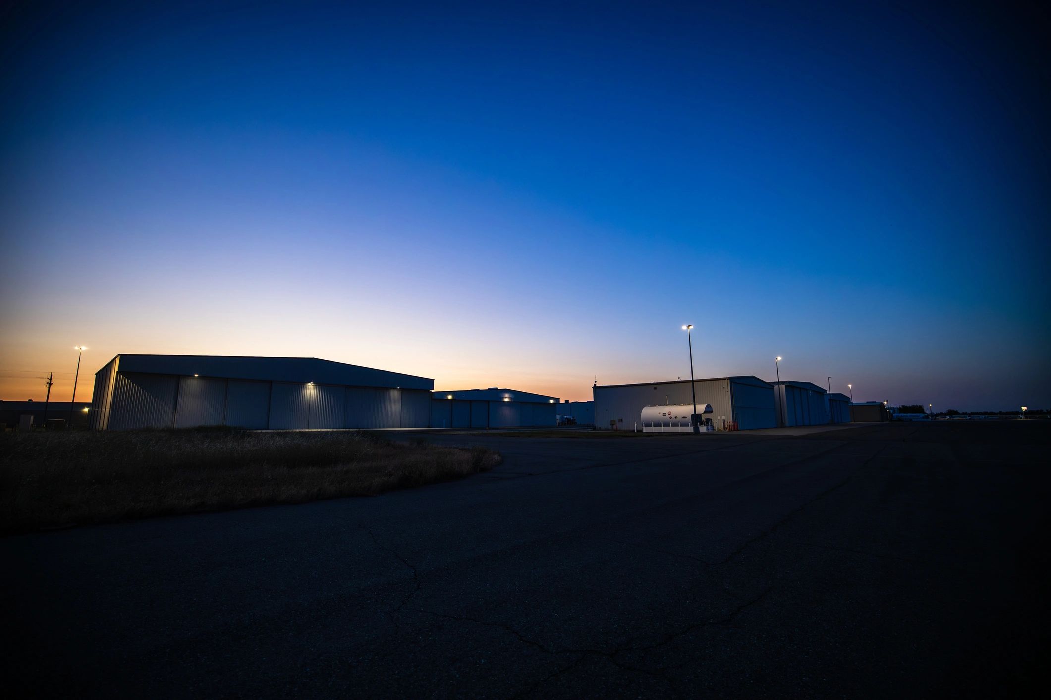 Large industrial building exterior representing a business location